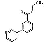 CAS#: 4385-73-3， Ethyl 3-(3-Pyridinyl)Benzoate
