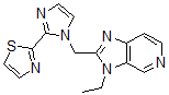 CAS#: 438553-83-4， 3-Ethyl-2-[[2-(2-Thiazolyl)-1H-Imidazol-1-Yl]Methyl]-3H-Imidazo[4,5-c]Pyridine