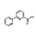 结构式 CAS# 4392-87-4, 2,2'-联吡啶-6-羧酸