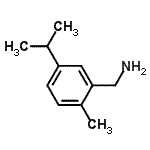 CAS 登录号：4393-12-8， 1-(5-异丙基-2-甲基苯基)甲胺