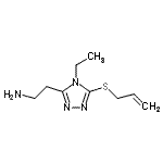 CAS#: 439855-13-7， 2-[5-(Allylsulfanyl)-4-Ethyl-4H-1,2,4-Triazol-3-Yl]Ethanamine