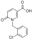 结构式 CAS# 4399-77-3, 1-(2-氯苄基)-6-氧代-1,6-二氢-3-吡啶羧酸