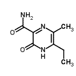 CAS#: 440124-21-0， 5-Ethyl-6-Methyl-3-Oxo-3,4-Dihydro-2-Pyrazinecarboxamide