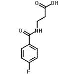 CAS#: 440341-64-0， N-(4-Fluorobenzoyl)-beta-Alanine