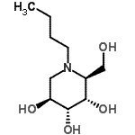 CAS#: 441061-44-5， (2S,3S,4R,5S)-1-Butyl-2-(Hydroxymethyl)-3,4,5-Piperidinetriol