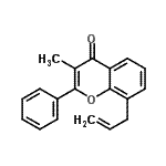 CAS#: 4412-35-5， 8-Allyl-3-Methyl-2-Phenyl-4H-Chromen-4-One