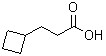 structure of CAS# 4415-84-3, 3-Cyclobutylpropanoic Acid;<strike >4415643</strike>;3-Cyclobutyl-propionic acid;3-Cyclobutylpropionic Acid