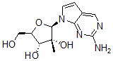 CAS#: 443642-48-6， 7-(2-C-Methyl-beta-D-Ribofuranosyl)-7H-Pyrrolo[2,3-d]Pyrimidin-2-Amine