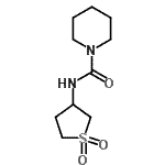 CAS#: 443651-74-9， N-(1,1-Dioxidotetrahydro-3-Thiophenyl)-1-Piperidinecarboxamide