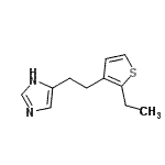 CAS#: 443923-44-2， 4-[2-(2-Ethyl-3-Thienyl)Ethyl]-1H-Imidazole