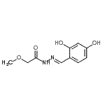 CAS#: 444049-30-3， N'-[(E)-(2,4-Dihydroxyphenyl)Methylene]-2-Methoxyacetohydrazide