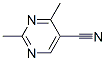 CAS#: 4450-24-2， 2,4-Dimethyl-5-Pyrimidinecarbonitrile
