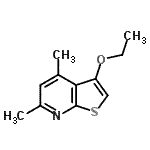 CAS#: 445390-84-1， 3-Ethoxy-4,6-Dimethylthieno[2,3-b]Pyridine