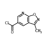 CAS#: 445496-31-1， 3-Methyl[1,2]Oxazolo[5,4-b]Pyridine-5-Carbonyl Chloride