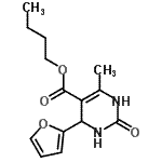 CAS#: 446252-19-3， Butyl 4-(2-Furyl)-6-Methyl-2-Oxo-1,2,3,4-Tetrahydro-5-Pyrimidinecarboxylate