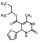 CAS#: 446252-21-7， Sec-Butyl 4-(2-Furyl)-6-Methyl-2-Oxo-1,2,3,4-Tetrahydro-5-Pyrimidinecarboxylate