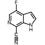 CAS#: 446284-50-0， 4-Fluoro-1H-Pyrrolo[2,3-c]Pyridine-7-Carbonitrile