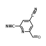 CAS 登录号：448908-04-1， 6-甲酰基-2,4-吡啶二甲腈