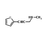CAS#: 450357-06-9， N-Methyl-3-(2-Thienyl)-2-Propyn-1-Amine