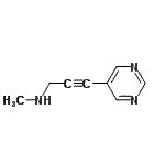 CAS#: 450357-09-2， N-Methyl-3-(5-Pyrimidinyl)-2-Propyn-1-Amine