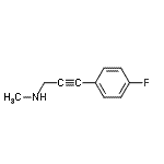 CAS#: 450357-63-8， 3-(4-Fluorophenyl)-N-Methyl-2-Propyn-1-Amine