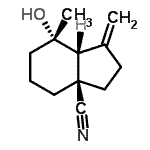 CAS#: 450406-25-4， (3aR,7S,7aR)-7-Hydroxy-7-methyl-1-methyleneoctahydro-3aH-indene-3a-carbonitrile