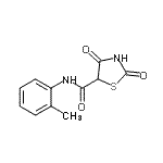 CAS#: 452368-73-9， N-(2-Methylphenyl)-2,4-Dioxo-1,3-Thiazolidine-5-Carboxamide