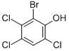structure of CAS# 4524-78-1, 3,4,6-Trichloro-2-Nitrophenol