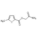CAS#: 453515-34-9， 2-Amino-2-Oxoethyl 5-Methyl-2-Thiophenecarboxylate