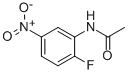 结构式 CAS# 454-07-9, N1-(2-氟-5-硝基苯基)乙酰胺