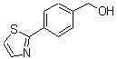 structure of CAS# 454678-91-2, 4-(2-Thiazolyl)-Benzenemethanol;2-(3-Hydroxymethylphenyl)Oxazole-5-Carboxylic Acid Ethyl Ester;4-(1-Methyl-1H-Imidazol-5-Yl)Benzyl Alcohol;4-(2-Methyl-1H-Imidazol-5-Yl)Benzyl Alcohol