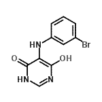 CAS#: 454685-37-1， 5-[(3-Bromophenyl)Amino]-6-Hydroxy-4(3H)-Pyrimidinone