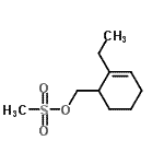 CAS 登录号：455256-45-8， (2-乙基-2-环己烯-1-基)甲基甲烷磺酸酯