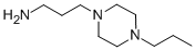 structure of CAS# 4553-24-6, 3-(4-Propylpiperazin-1-Yl)Propan-1-Amine;3-(4-Propylpiperazin-1-Yl)Propan-1-Amine
