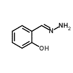 结构式 CAS# 45744-18-1, 2-[(E)-亚肼基甲基]苯酚