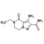 CAS#: 459157-51-8， 3-Amino-5-Ethyl-4-Oxo-4,5,6,7-Tetrahydropyrazolo[1,5-a]Pyrazine-2-Carboxamide