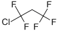 structure of CAS# 460-92-4, 1-Chloro-1,1,3,3,3-Pentafluoropropane;1-Chloro-1,1,3,3,3-Pentafluoro-Propane;Monochloropentafluoropropane;Propane, 1-Chloro-1,1,3,3,3-Pentafluoro-