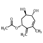 CAS#: 461389-19-5， (1R,5R,6R)-5,6-Dihydroxy-3-Methyl-2-Methylene-3-Cyclohepten-1-Yl Acetate