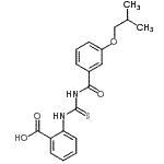 CAS#: 461408-07-1， 2-{[(3-Isobutoxybenzoyl)Carbamothioyl]Amino}Benzoic Acid