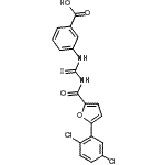 CAS#: 461420-80-4， 3-({[5-(2,5-Dichlorophenyl)-2-Furoyl]Carbamothioyl}Amino)Benzoic Acid