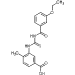 CAS#: 461428-10-4， 3-{[(3-Ethoxybenzoyl)Carbamothioyl]Amino}-4-Methylbenzoic Acid