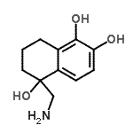 CAS#: 462100-26-1， 5-(Aminomethyl)-5,6,7,8-Tetrahydro-1,2,5-Naphthalenetriol