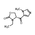 CAS#: 462100-53-4， (4R)-3-Ethyl-4-[(1-Methyl-1H-Imidazol-5-Yl)Carbonyl]-1,3-Oxazolidin-2-One