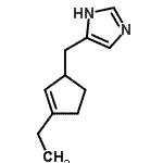 CAS#: 462118-27-0， 5-[(3-Ethyl-2-Cyclopenten-1-Yl)Methyl]-1H-Imidazole