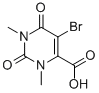 structure of CAS# 4623-25-0, 1,3-Dimethyl-5-Bromoorotic Acid;1,3-DIMETHYL-5-BROMOOROTIC ACID