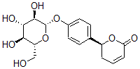 CAS#: 4624-52-6， (S)-6-[4-(beta-D-Glucopyranosyloxy)Phenyl]-5,6-Dihydro-2H-Pyran-2-One