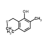 CAS#: 4626-23-7， 3,6-Dimethyl-2-[(Methylsulfanyl)Methyl]Phenol