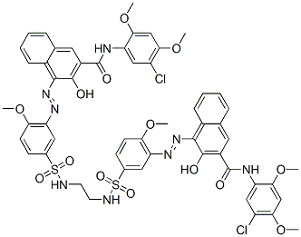 CAS#: 4627-26-3， 4,4'-[Ethylenebis[Iminosulphonyl(6-Methoxy-m-Phenylene)Azo]]Bis[5'-Chloro-3-Hydroxy-2',4'-Dimethoxynaphth-2-Anilide]