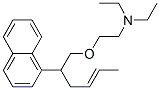 CAS 登录号：4634-22-4， N,N-二乙基-2-[[2-(1-萘基)-4-己烯基]氧基]乙烷-1-胺