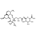 CAS#: 463962-56-3， 1-O-[(3R,5R)-7-{(1S,2S,6R,8S,8aR)-8-[(2,2-Dimethylbutanoyl)oxy]-2,6-dimethyl-1,2,6,7,8,8a-hexahydro-1-naphthalenyl}-3,5-dihydroxyheptanoyl]-beta-L-glycero-hexopyranuronic acid
